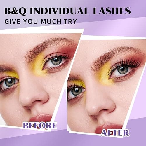 DIY Lash Extension Kit 280pcs Individual Lashes Cluster D Curl Eyelash Extension Kit Lash Clusters with Lash Bond and Seal and Lash Applicator Tool for Self Application (KIT,30D+40D-9-16MIX) thumbnail 7
