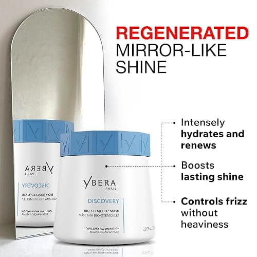 Ybera Discovery Bio-Stemcell® Hair Mask for Damaged & Dry Hair, Deep Conditioning Treatment, Hydrating Repair Mask with Apple Stem Cell Technology, Shine & Frizz Control, 200g thumbnail 2