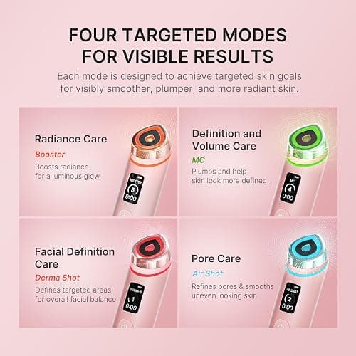 medicube Booster Pro | 6-in-1 Real Glass Glow Beauty Massager | for Clear, Radiant, Firmer-Looking Skin | Korean Skin Care | Pink thumbnail 3