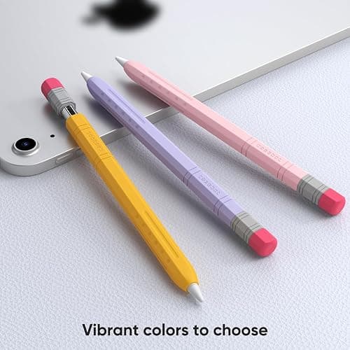 Fintie Silicone Sleeve for Apple Pencil (USB-C), Light Pen Skin Case Cover Soft Protective Anti-Slip Pencil Grip Holder, Supports Magnetic Attachment, Pink thumbnail 8