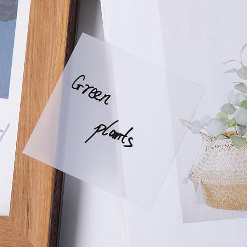 400 Sheets Transparent Sticky Notes, 3x3 inch 8 Pads Clear Sticky Notes, Self-Stick Translucent See Through Post Note Pads for Books Annotation thumbnail 7