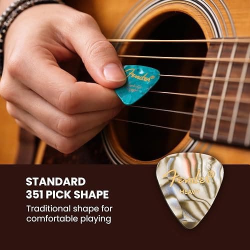 Fender Premium Picks Sampler - 12 Pack Includes Thin, Medium & Heavy Gauges (Austin Bazaar Exclusive) thumbnail 6