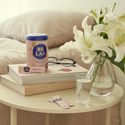 BB LAB Collagen Powder S Plus Halal, Low Molecular Korean Collagen Powder Stick Supplement, Marine, Fish Collagen Peptides, Vitamin C, Glycine, Fast Absorption, Grapefruit Flavor thumbnail 8