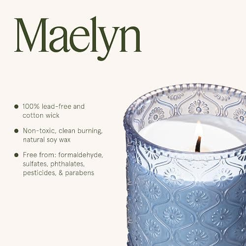 LA JOLIE MUSE Citrus Mint Candle – Yuzu, Mint & Tonka | 6 oz Natural Soy Wax | 40 Hours Clean Burn | Gift-Ready for Hosts | Fresh Citrus Candle | Elegant Home Décor thumbnail 6