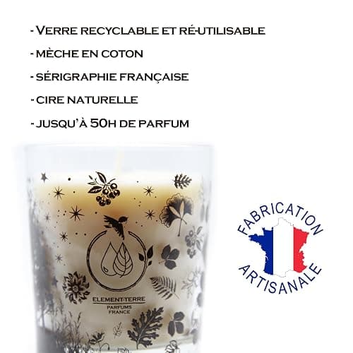 Bougie Parfumée 200 Grammes, 50 Heures Parfum Chocolat Noir thumbnail 7