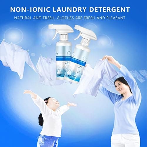 Non Ionic Clothing Emulsifier Stain Remover,Clothing Emulsifier,Powerful Laundry Stain Remover Spray,Active Enzyme Laundry Stain Remover,Dry-Clean Spray (2PC) thumbnail 6