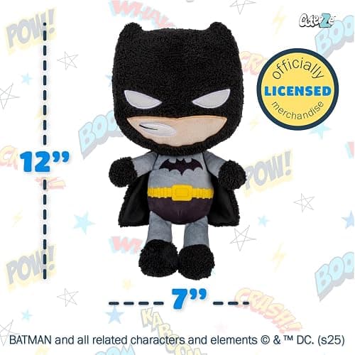 Kids Preferred WB DC Batman Cuteeze Extra Soft Plush Stuffed Superhero Toy for Baby and Toddler Boys and Girls – 12 Inch Size thumbnail 5