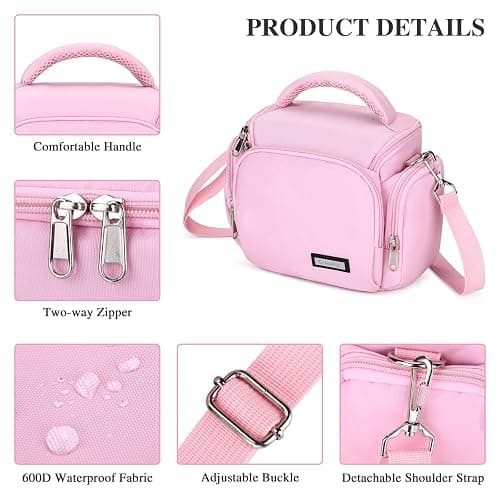 G-raphy Camera Bag Case Small Photography Bags DSLR SLR MIRRORLESS BAG with Removal Straps thumbnail 4