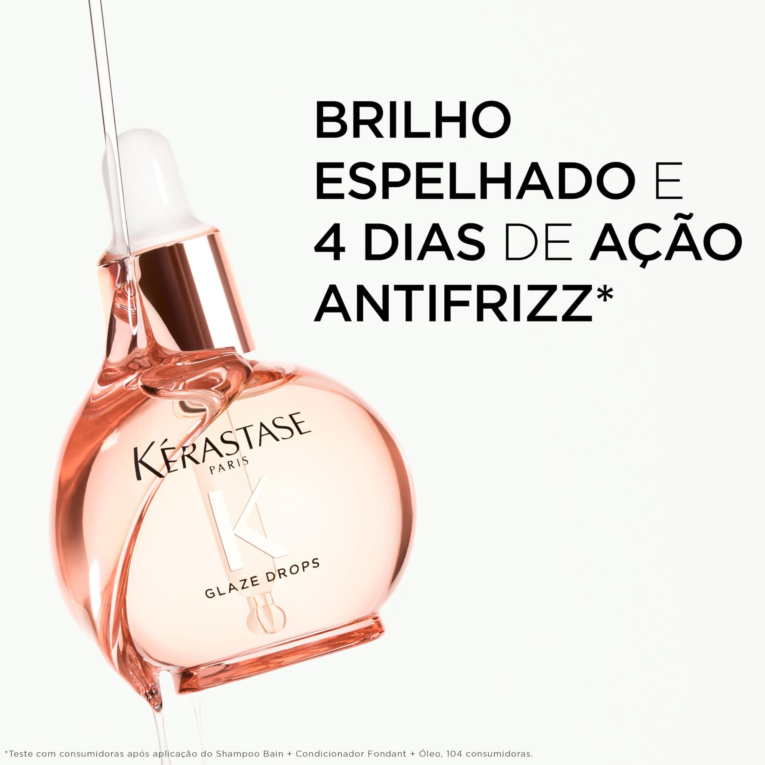 Kérastase, Óleo, Gloss Absolu, Glaze Drops, para todos os tipos de cabelos com tendência ao frizz, formulado com óleo de rosa silvestre, potencializa o brilho, elasticiade e maciez, 45ml thumbnail 7