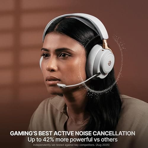 SteelSeries Arctis Nova Elite - Hi-Res Wireless Gaming Headset — 96kHz/24bit — Carbon Fiber Speakers — ANC — AI Noise Rejection — App — 2.4GHz + BT — Multi-Source Mix — OmniPlay PC+PlayStation+Xbox thumbnail 6