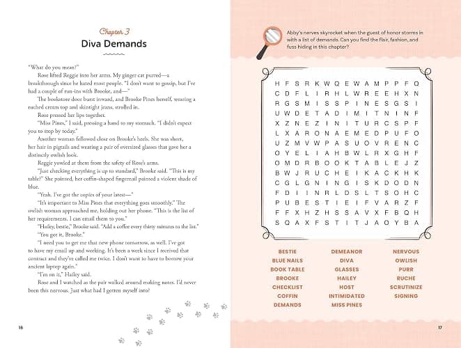 Murder Among the Stacks: Book 1: Solve the Puzzles―and the Plot of a Cozy Bookstore Mystery! (A Cranberry Creek Word Search Mystery) thumbnail 4