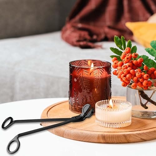 Candle Wick Trimmer, Wick Clipper Cutter Scissor for Scented Candles Lovers, Stainless Steel Candle Accessories for Oil Lamp thumbnail 7