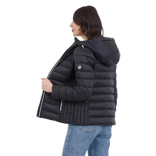 Michael Kors womens Packable Puffer Jacket, Lightweight Down Alternative thumbnail 5