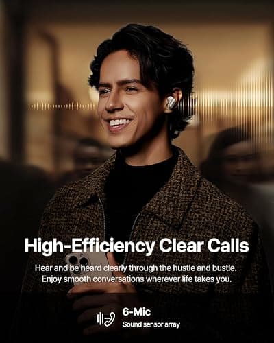 Baseus Inspire XP1 Adaptive Noise Cancelling Earbuds, Sound by Bose, Dolby Audio, Premium Real-Time Adaptive ANC, Adaptive Tuning Sound, Natural Fit Design, 6-Mic Adaptive Clear Calls, 45H Playtime thumbnail 5