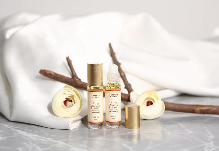 AL HASNAYN Vanilla vibes Fragrance Oil Roll-On Perfume 6ML 0.20 fl oz |Rollerball perfume |Alcohol free| Long Lasting | Gifts for men women| thumbnail 7