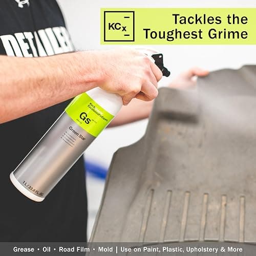 KOCHCHEMIE Green Star - Highly Concentrated Universal Cleaner; NTA, Phosphate, and Solvent Free, Clean Auto Interiors and Exteriors, Engines, Commercial, Home, and Industrial Use (1 Liter) thumbnail 5