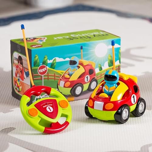 Tippi My First Remote Control Cars for 1, 2, 3 Year Olds - Car Toy for Toddler Boys or Girls - For Kids Age 1-3, Suitable for Children Age 18 Months+ thumbnail 3
