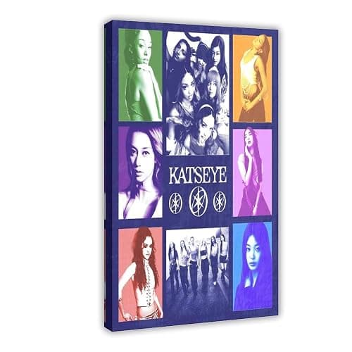 KATSEYE (10) Canvas Poster Wall Art Decor Print Picture Paintings for Living Room Bedroom Decoration Frame-style 08x12inch(20x30cm) - Image 1