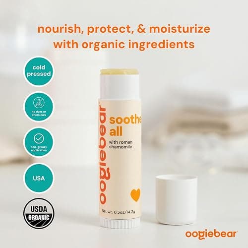oogiebear Soothe All & Breathe Better Balms 0.5 oz USDA-certified, 2 Pieces | Doctor-Made USDA Nose-to-Toe Natural Skin Care for Newborns, Infants & Toddlers, Cold pressed, Small batch crafted thumbnail 2
