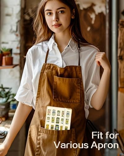 Slohif Server Book for Waitress Cute Serving Books with Zipper Pocket Accessories Leather Server Check Book Restaurant Waiter Server Booklet Organizer Ticket Book Holder Food thumbnail 6