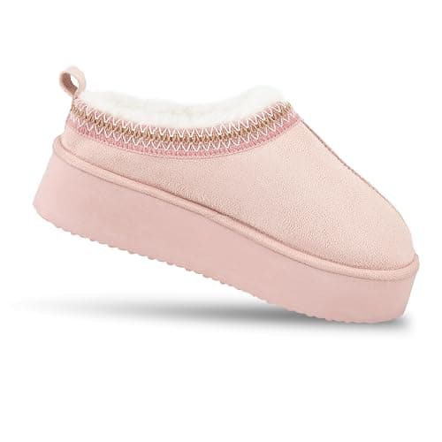 Jessica Simpson Women's Microsuede Cozy Clog Platform Slippers thumbnail 5