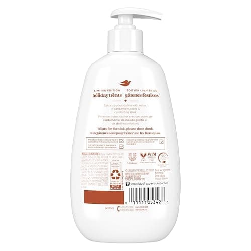 Dove Limited Edition Holiday Treats Liquid Hand Wash for Deep Nourishment Spiced Chai Latte 12 oz (Pack of 2) thumbnail 2