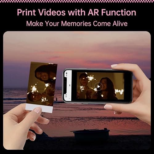 HPRT CP2100 Portable Photo Printer for iPhone & Android, 2 * 3 Instant Color Mini Printer, Bluetooth 5.0, Type-C Charging, Dye-Sublimation Tech, Initial 10 Sheets Included thumbnail 5