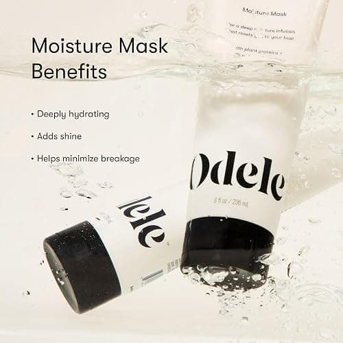 Odele Moisture Hair Mask, Conditioner Treatment with Jojoba and Argan Oils for All Hair Types + Textures, 8 Fl Oz thumbnail 4