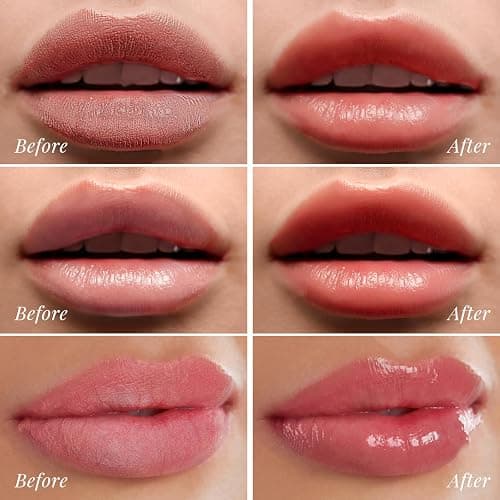 ANRCOLLECT Lip Scrub and Lip Mask Set- Lip Treatment Care Kit with 2 Lip Exfoliator Scrub & 2 Lip Butter Mask, Intense Hydration Set for Dry Chapped Cracked Lips (4 Pack) thumbnail 5