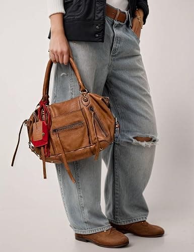 WINSASI Women Mini Tote Bags (8 L) City Bags Tote Bag Purse Vegan Leather Hobo Handbags With Adjustable Dual Straps thumbnail 2