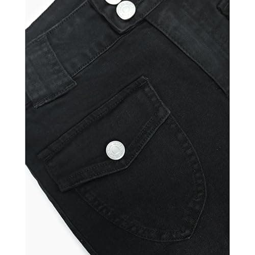 Low Rise Flare Jeans for Women Baggy Y2K Stretchy Bell Bottom Denim Pants 90s Vintage Washed Jeans with Pockets thumbnail 5