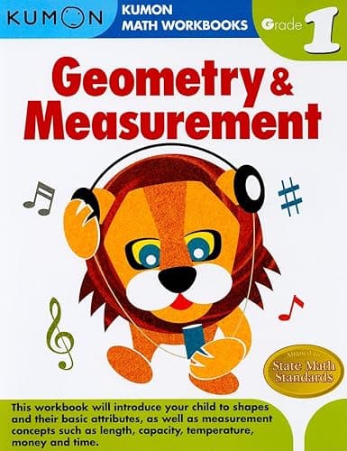 Kumon Grade 1 Geometry & Measurement (Kumon Math Workbooks) - Image 1