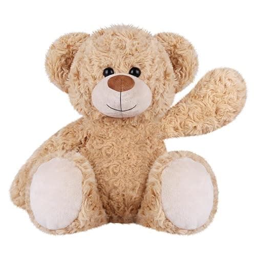 SuzziPals Teddy Bear Stuffed Animals, Microwavable Stuffed Animal Heating Pads for Heat Therapy, Stress Relief Toy for Anxiety, Cuddle, Companion, Bear Plush Gifts for Girls Boys Adults - Teddy Bear thumbnail 9