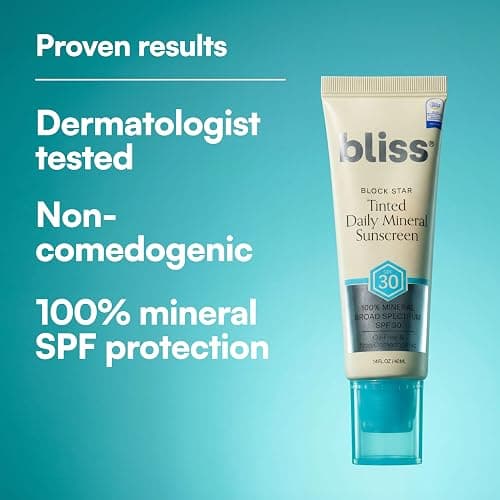 Bliss Block Star Tinted Mineral Face Sunscreen SPF 30 - 1.4 Fl Oz - Radiant thumbnail 4