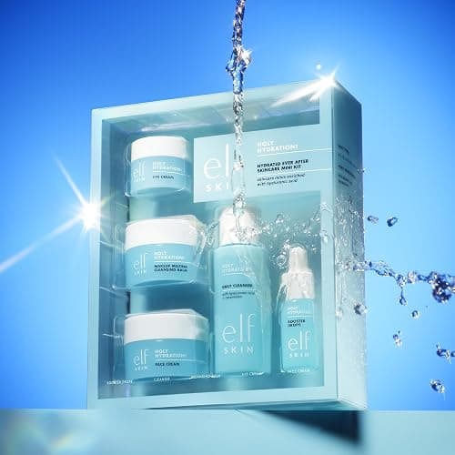 e.l.f. SKIN Hydrated Ever After Skincare Mini Kit, Reiniger, Make-Up Entferner, Feuchtigkeitscreme & Augencreme Für Hydratisierte Haut, Reisefreundlich, Vegan & Tierversuchsfrei thumbnail 3