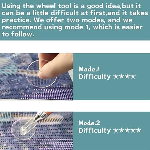 Diamond Painting Wheel Tools with Groove,New Type of Gem Art Pen,Accessories That can Make Jewel Art Faster and neater,Both Square and Round Drills are Suitable,Dimond Art Supplies Kits. … (Gold) thumbnail 6