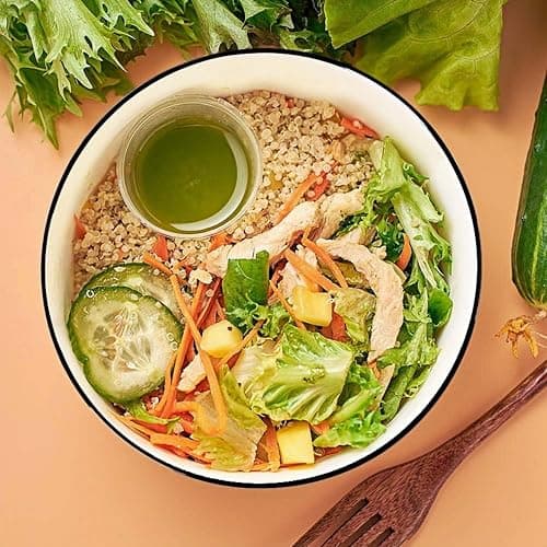 Dyware 60 oz Large Soup Bowl, Pho Bowls, 8-Inch Rimmed Off-White Porcelain Bowls Set of 3, Perfect for Hearty Meals and Serving thumbnail 4