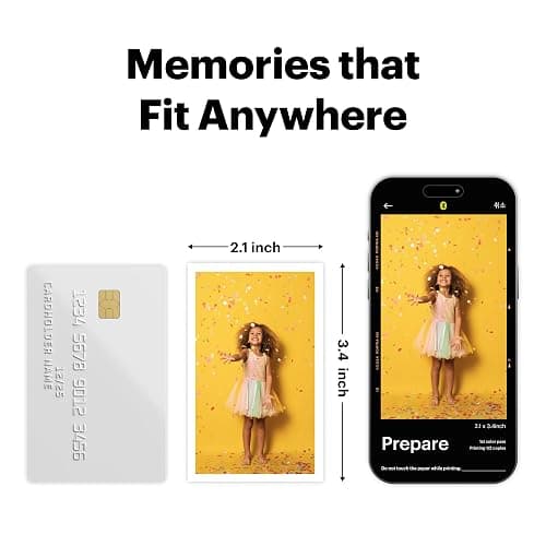 KODAK Mini 2 Retro 2x3 Portable Photo Printer, 38 Sheets, Bluetooth Smartphone Printer for iPhone & Android, Instant Color Prints, 4PASS Dye Sublimation, White thumbnail 6