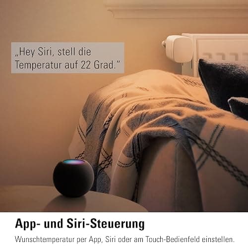 Eve Thermo (Apple Home) 4er Set - Smartes Heizkörperthermostat, Made in Germany, spart Heizkosten, smarte Heizungssteuerung, einfach installiert, Stiftung Warentest geprüft, Thread thumbnail 5