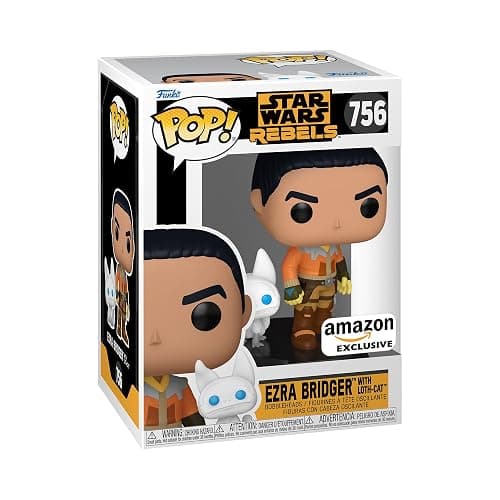 Funko POP! & Buddy: Rebels - Ezra with Loth Cat - Star Wars: Rebels - Amazon Exclusive - Vinyl Collectible Figure - Gift Idea - Official Merchandise - Toy for Children and Adults - Movies Fans - Image 1