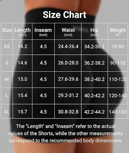 YEOREO Workout Shorts Womens Butt Lifting 4.5" Seamless Hidden Scrunch High Waist Gym Tummy Control Christiy Biker Shorts thumbnail 6