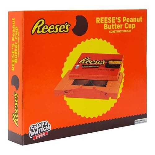 Snap & Switch Reese's Peanut Butter Cup Set - Buildable Candy Bar for Creative Play and Fun - Ages: 6+ thumbnail 5