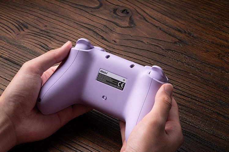 8BitDo Ultimate 2C Wireless Controller for Windows PC and Android, with 1000 Hz Polling Rate, Hall Effect Joysticks and Triggers, and Remappable L4/R4 Bumpers (Purple) thumbnail 4