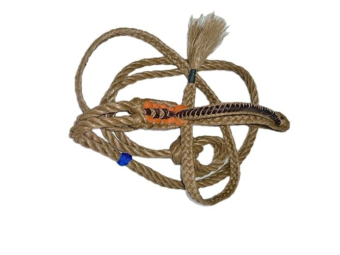 FCBR SINCE 1996 Steer Rope Lace Full Leather Right Hand Bull Riding Gear thumbnail 6
