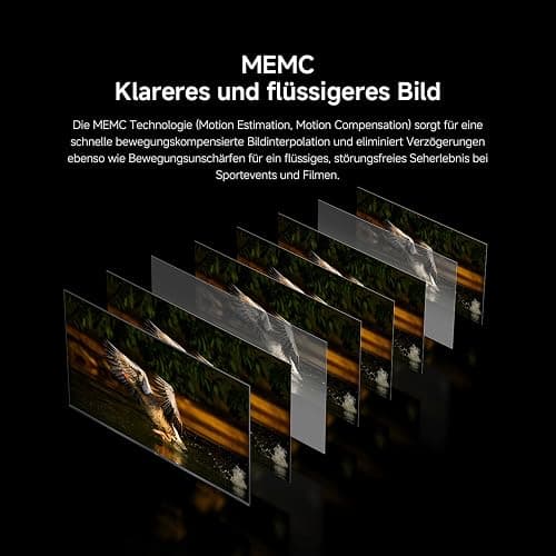 Xiaomi F Pro, 55 Zoll (140 cm), 4K UHD QLED, Smart TV, Fire TV, Triple Tuner DVB-C/S/S2/T/T2, HDR10+, Game Boost mode 120Hz, MEMC, Sprachsteuerung mit Alexa, 2GB+32GB, Kompatibel mit Apple AirPlay thumbnail 8