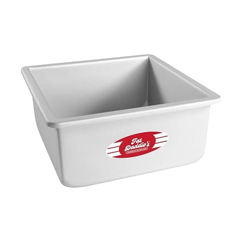 Fat Daddio's Anodized Aluminum Square Cake Pan, 8 x 4 Inch - Image 1