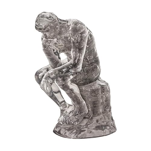 BePuzzled, Thinker Original 3D Crystal Puzzle, Perfect for Puzzlers Ages 12 and Up, Challenging to Complete and Beautiful to Display, Collect Them All thumbnail 4