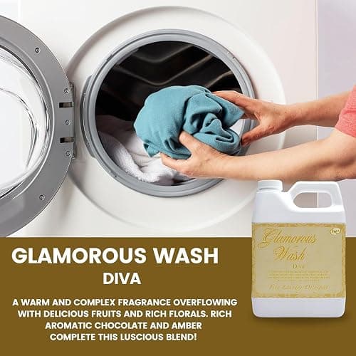 Tyler Glam Wash Laundry Detergent, Diva, Liquid, 32 Fl Oz HE Safe w/Dryer Sachet Pouch om thumbnail 3