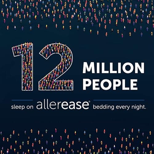 AllerEase Waterproof Mattress Protector, Maximum Allergy Mattress Protector, Twin XL Mattress Cover thumbnail 3