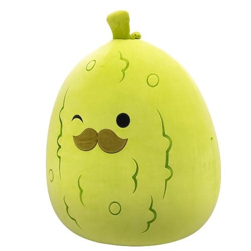Squishmallows Original 24-Inch Charles Pickle with Mustache - Official Jazwares Plush (Jumbo) thumbnail 4